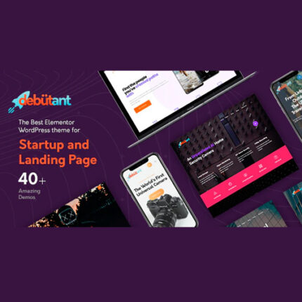 Debutant Elementor Landing Page WP theme 1.0.10