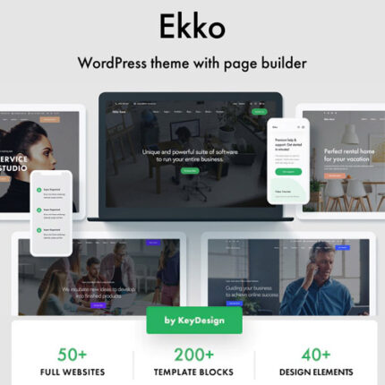 Ekko – Multi-Purpose WordPress Theme with Page Builder  4.4