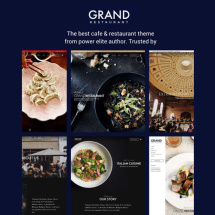 Grand Restaurant Cafe WordPress Theme 6.5.5