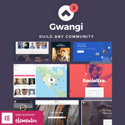 Gwangi – PRO Multi-Purpose Membership, Social Network – BuddyPress Community Theme  2.4.5