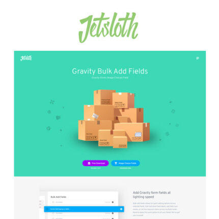Jetsloth – Gravity Forms Bulk Add Fields  1.1.8