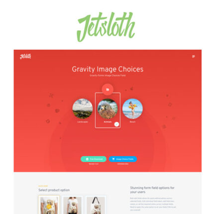 Jetsloth – Gravity Forms Image Choices  1.4.26