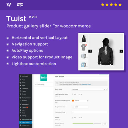 Product Gallery Slider for Woocommerce – Twist  3.5.5