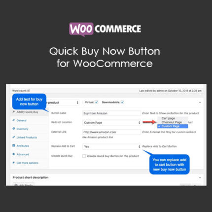Quick Buy Now Button for WooCommerce  1.4.1